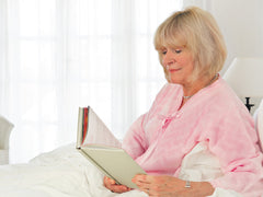 Lux Lux Ladies Brushed Thermal Bed Jacket in Pink