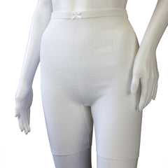 Longer Length Pantee, White