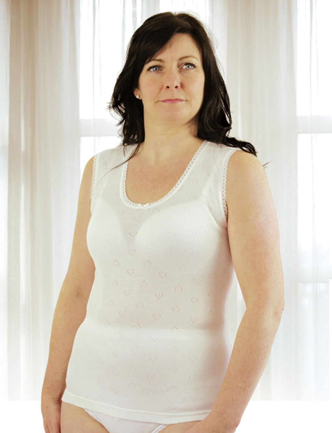 Sleeveless Spencer Vest, White Sleeveless Spencer Vest, White