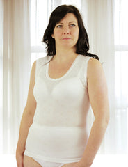 Sleeveless Spencer Vest, White
