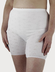 Longer Length Pantee, White